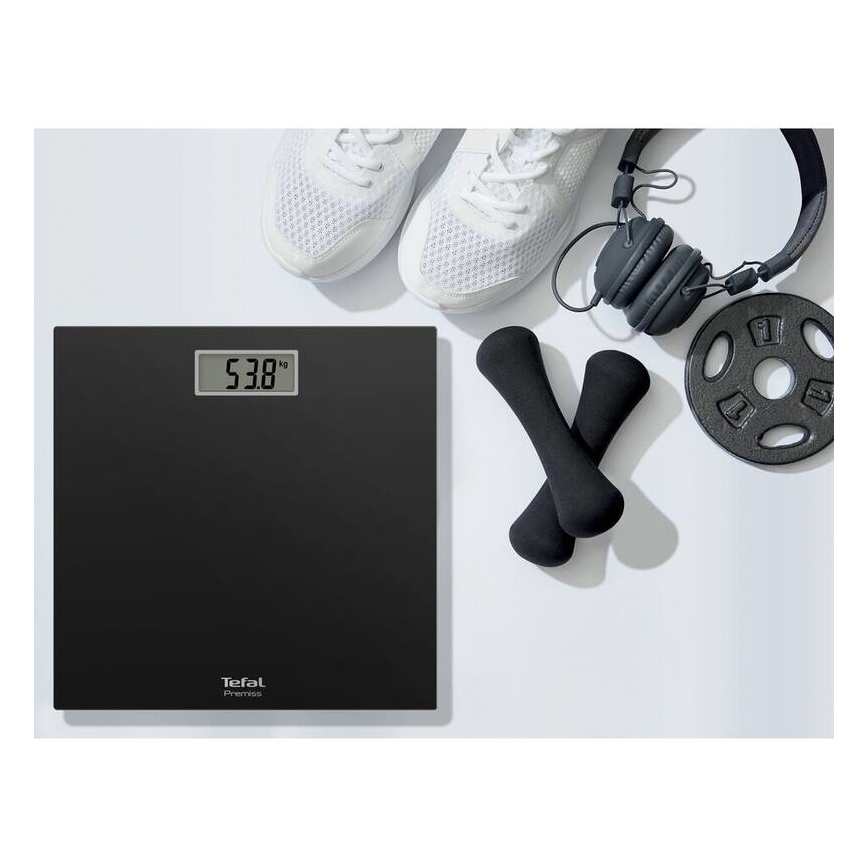 Tefal - Ķermeņa svari PREMISS 1xCR2032 melna