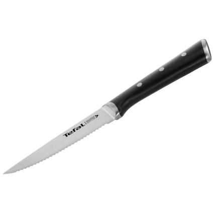 Tefal - KOMPLEKTS 4x Nerūsējoša tērauda steika nazis ICE FORCE 11 cm spīdīgi hromēts/melna