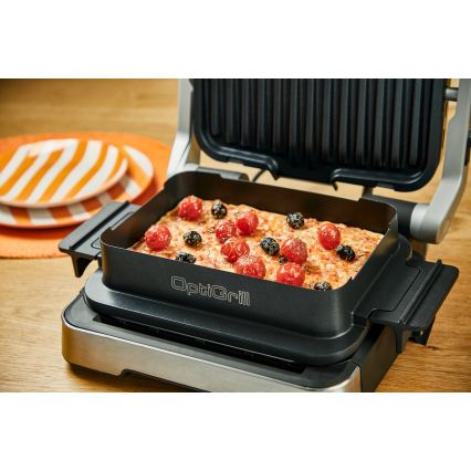 Tefal - Kontaktgrils OPTIGRILL 2100W/230V matēts hroms