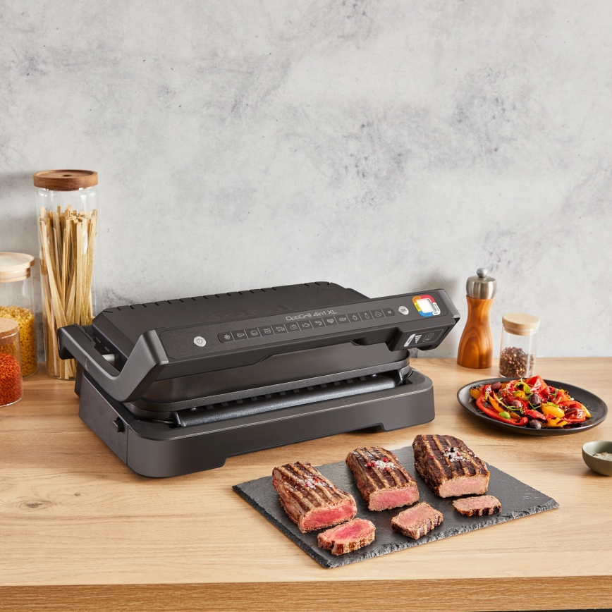 Tefal - Kontaktgrils OPTIGRILL 2200W/230V melns