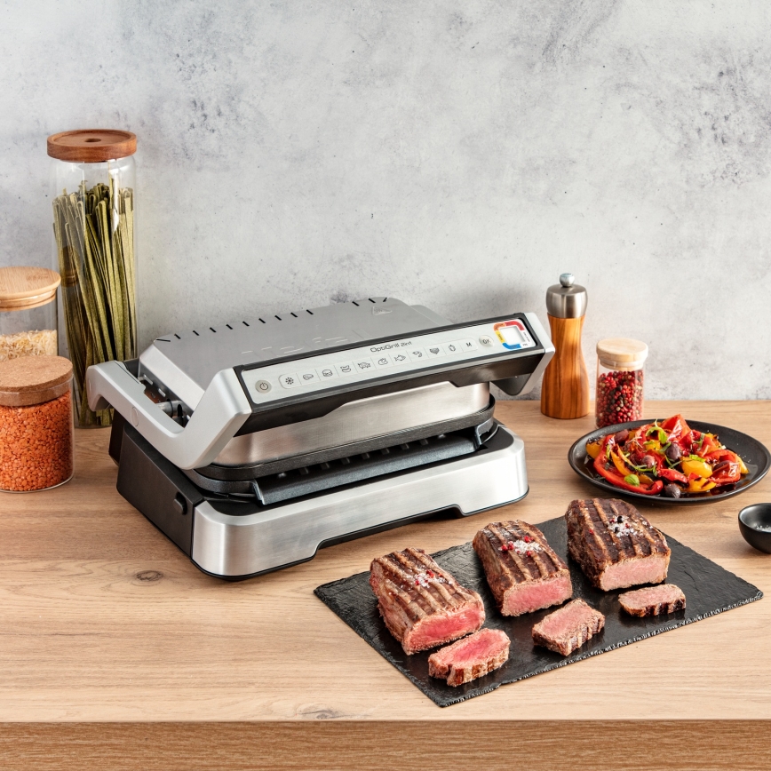 Tefal - Kontaktgrils OPTIGRILL 4 in 1 2100W/230V no nerūsējošā tērauda