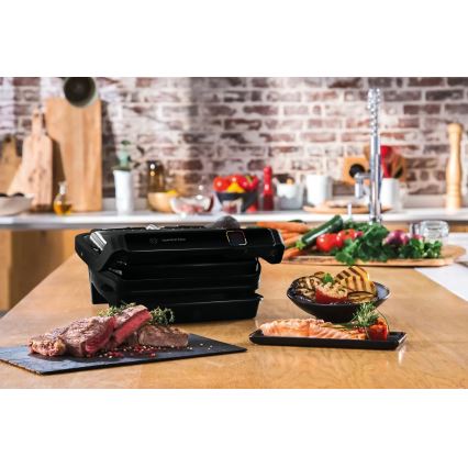 Tefal - Kontaktgrils OPTIGRILL ELITE 2000W/230V melna