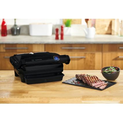 Tefal - Kontaktgrils OPTIGRILL ELITE 2000W/230V melna