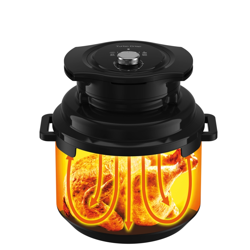 Tefal - Multifunkcionāls elektriskais spiediena katls 7,6 l 1200W/230V melns