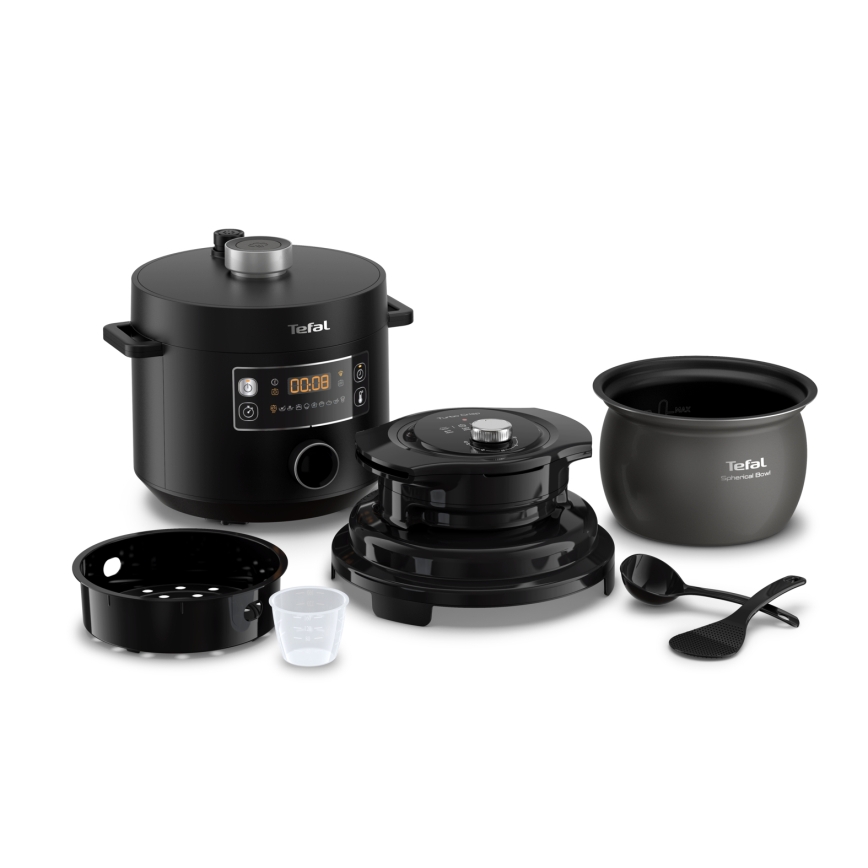 Tefal - Multifunkcionāls elektriskais spiediena katls 7,6 l 1200W/230V melns