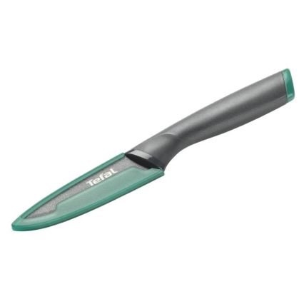 Tefal - Nerūsējoša tērauda griešanas nazis FRESH KITCHEN 9 cm pelēka/zaļa