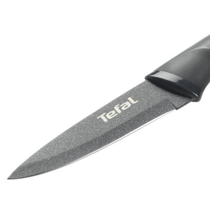 Tefal - Nerūsējoša tērauda griešanas nazis FRESH KITCHEN 9 cm pelēka/zaļa