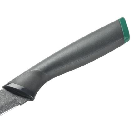 Tefal - Nerūsējoša tērauda griešanas nazis FRESH KITCHEN 9 cm pelēka/zaļa
