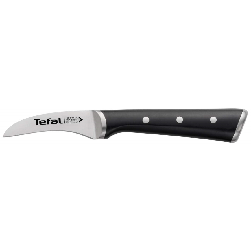 Tefal - Nerūsējoša tērauda griešanas nazis ICE FORCE 7 cm spīdīgi hromēts/melna