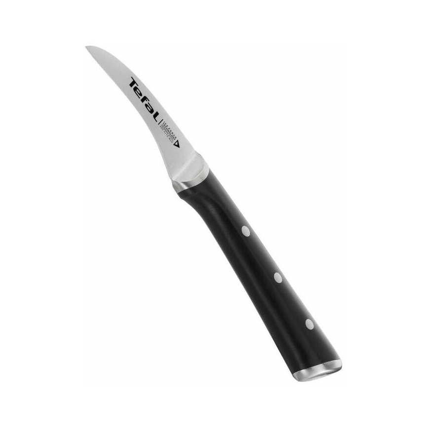 Tefal - Nerūsējoša tērauda griešanas nazis ICE FORCE 7 cm spīdīgi hromēts/melna