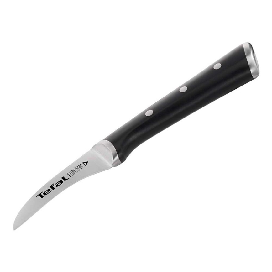 Tefal - Nerūsējoša tērauda griešanas nazis ICE FORCE 7 cm spīdīgi hromēts/melna