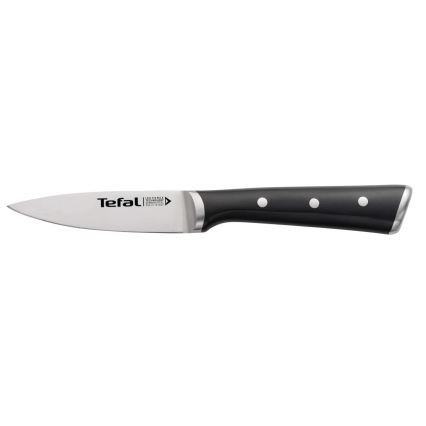 Tefal - Nerūsējoša tērauda griešanas nazis ICE FORCE 9 cm spīdīgi hromēts/melna