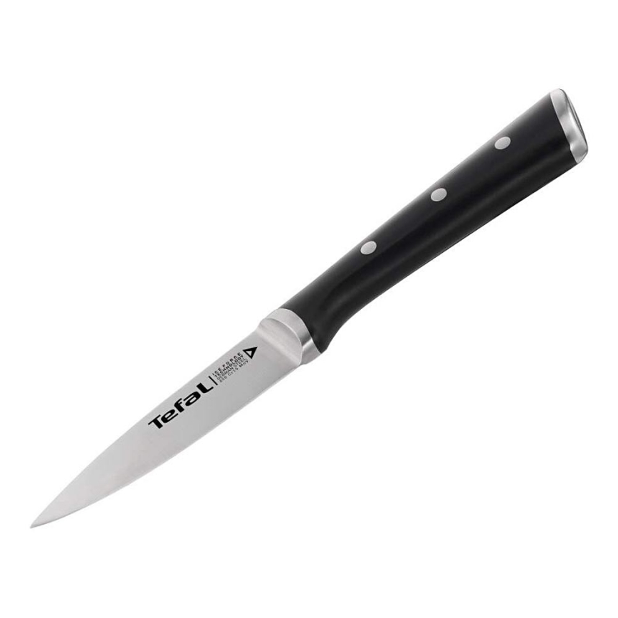 Tefal - Nerūsējoša tērauda griešanas nazis ICE FORCE 9 cm spīdīgi hromēts/melna