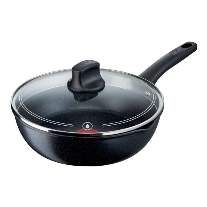 Tefal - Panna ar vāku BLACK STONE 26 cm