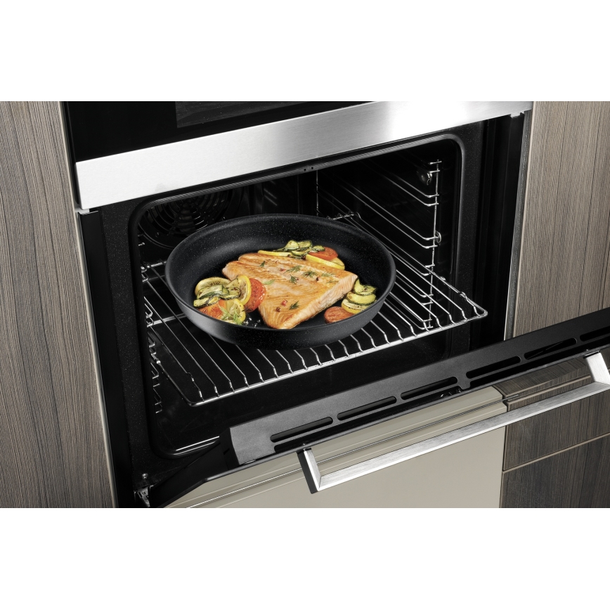 Tefal - Pannu komplekts (3 gab.) INGENIO BLACK STONE