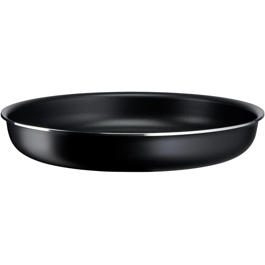 Tefal - Pannu komplekts 3 gab. INGENIO EASY COOK & CLEAN BLACK