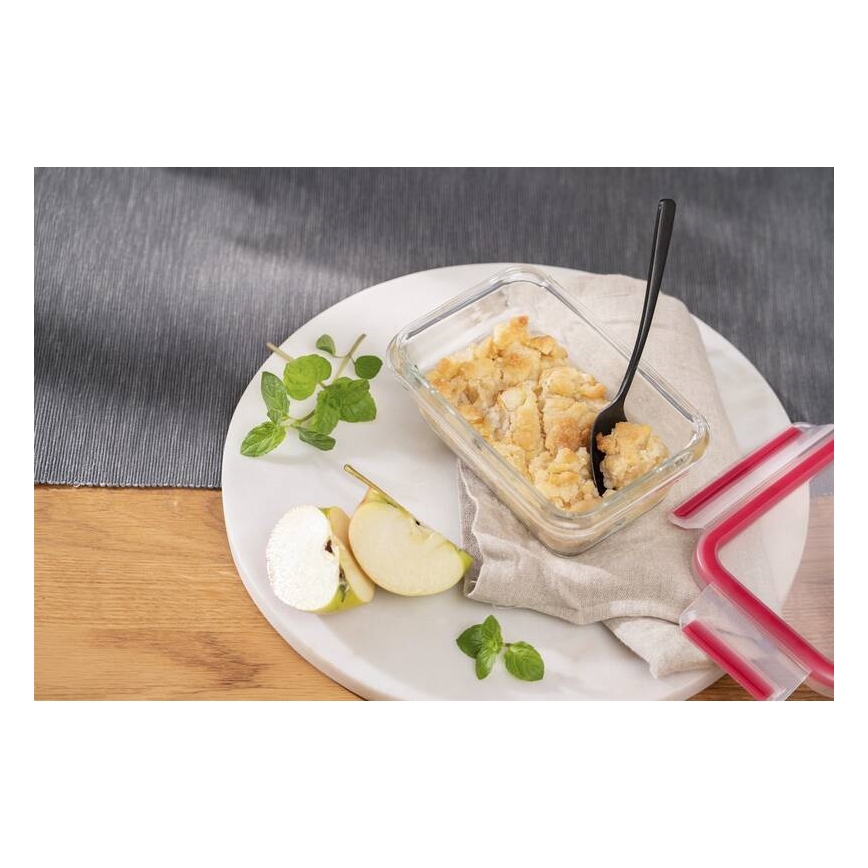 Tefal - Pārtikas trauks 0,45 l MSEAL GLASS sarkans/stikls