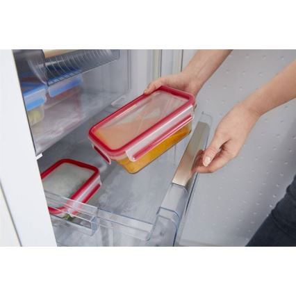 Tefal - Pārtikas trauks 0,85 l MSEAL GLASS sarkans/stikls