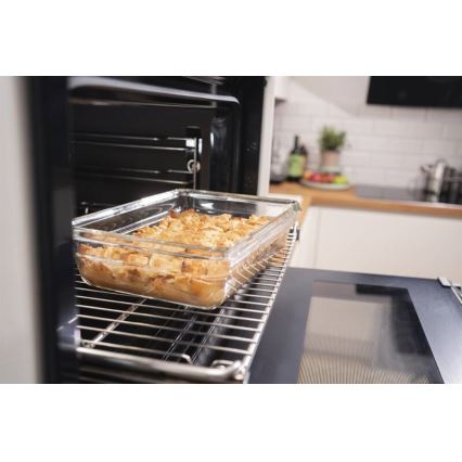 Tefal - Pārtikas trauks 1,1 l MSEAL GLASS sarkans/stikls