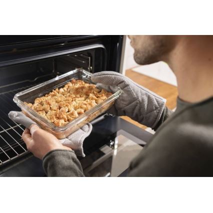 Tefal - Pārtikas trauks 1,1 l MSEAL GLASS sarkans/stikls