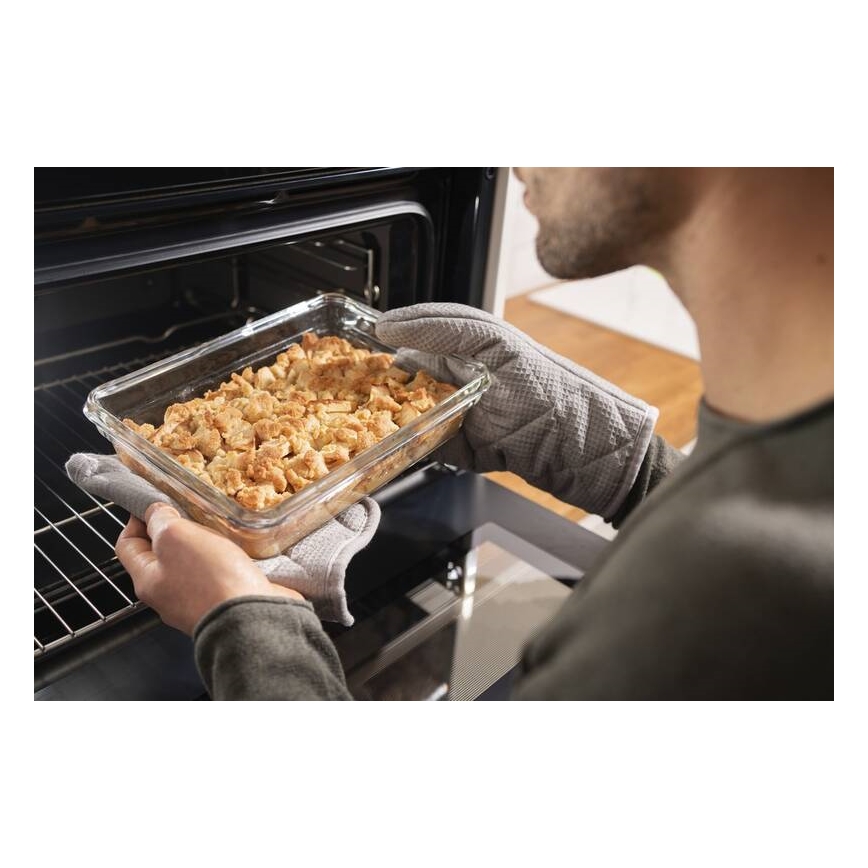 Tefal - Pārtikas trauks 1,1 l MSEAL GLASS sarkans/stikls