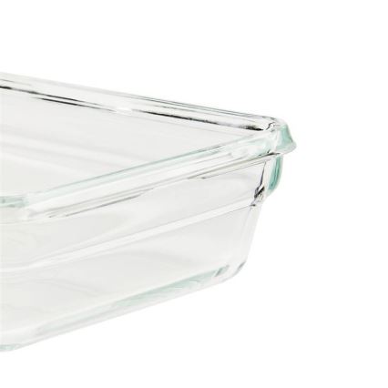 Tefal - Pārtikas trauks 1,1 l MSEAL GLASS sarkans/stikls
