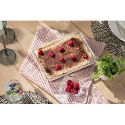 Tefal - Pārtikas trauks 2 l MSEAL GLASS sarkans/stikls