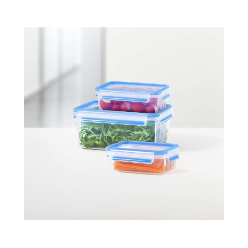 Tefal - Pārtikas trauku komplekts 5 gab. MASTER SEAL FRESH zila