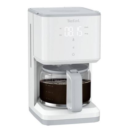 Tefal - Pilienveida kafijas automāts ar LCD ekrānu SENSE 1000W/230V balta