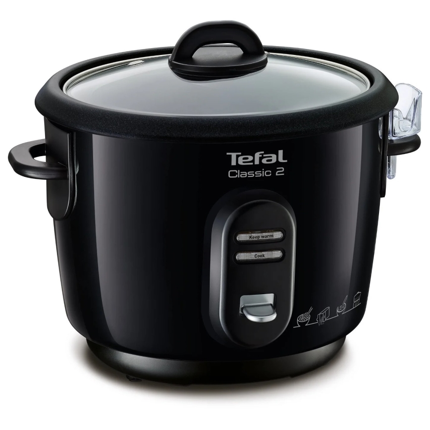 Tefal - Rīsu pagatavošanas ierīce CLASSIC 500W/230V 3 l melna
