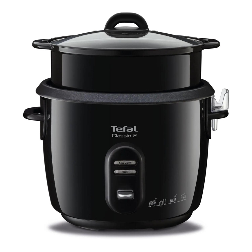 Tefal - Rīsu pagatavošanas ierīce CLASSIC 600W/230V 5 l melna