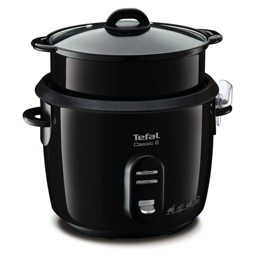 Tefal - Rīsu pagatavošanas ierīce CLASSIC 600W/230V 5 l melna