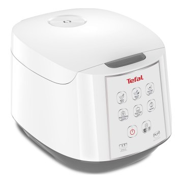 Tefal - rīsu vārāmais 8 vienā EASY COOK 750W/230V 5 l balts
