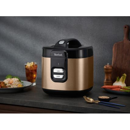 Tefal - Rīsu vārāmais COPPERTINTO 600/230V 2 l vara krāsā