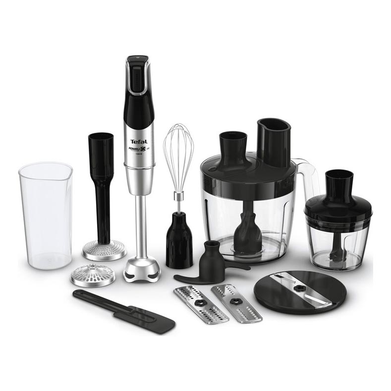 Tefal - Rokas blenderis INFINY FORCE PRO 5in1 1200W/230V melna/nerūsējošs tērauds