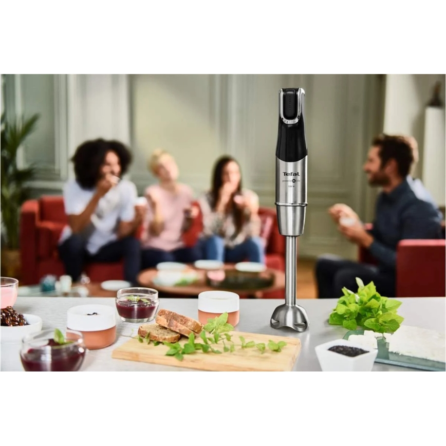 Tefal - Rokas blenderis INFINY FORCE PRO 5in1 1200W/230V melna/nerūsējošs tērauds