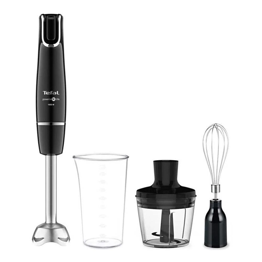 Tefal - Rokas blenderis INFINY FORCE V2 3in1 1000W/230V melna/nerūsējošs tērauds
