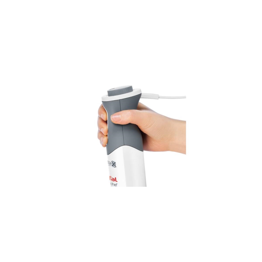 Tefal - Rokas blenderis OPTICHEF 800W/230V balta