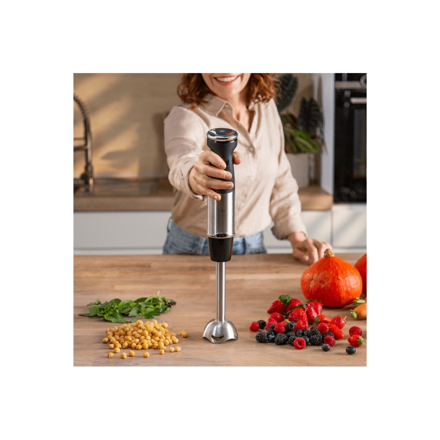 Tefal - Rokas blenderis QUICKCHEF 1000W/230V melna