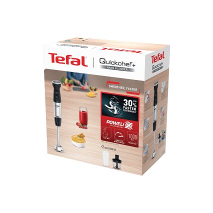 Tefal - Rokas blenderis QUICKCHEF 1000W/230V melna