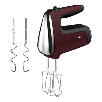 Tefal - Rokas mikseris POWERMIX 600W/230V sarkans