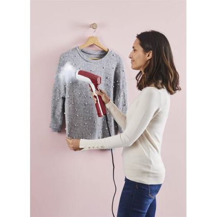 Tefal - Rokas tvaicētājs apģērbiem ACCESS STEAM FIRST 1300W/230V vīnsarkans