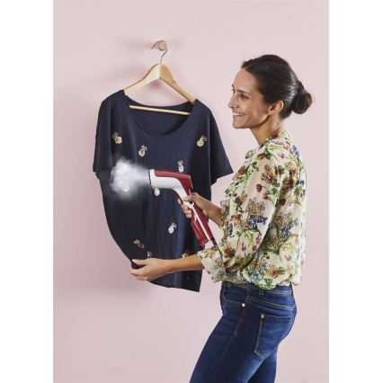 Tefal - Rokas tvaicētājs apģērbiem ACCESS STEAM FIRST 1300W/230V vīnsarkans