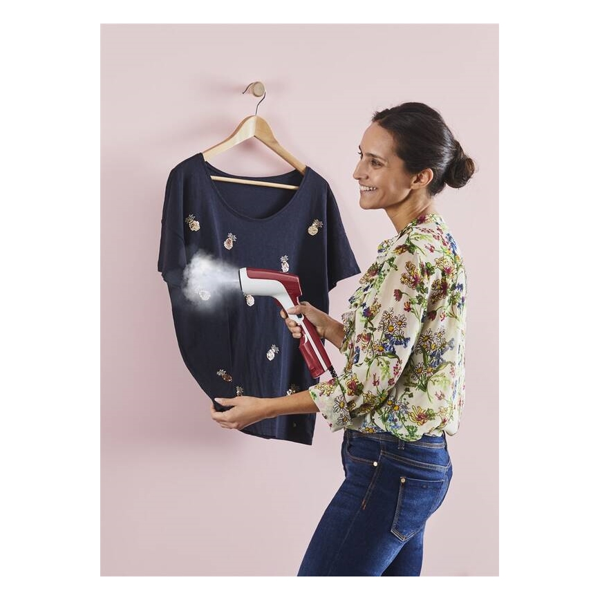 Tefal - Rokas tvaicētājs apģērbiem ACCESS STEAM FIRST 1300W/230V vīnsarkans