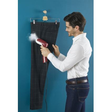 Tefal - Rokas tvaicētājs apģērbiem ACCESS STEAM FIRST 1300W/230V vīnsarkans