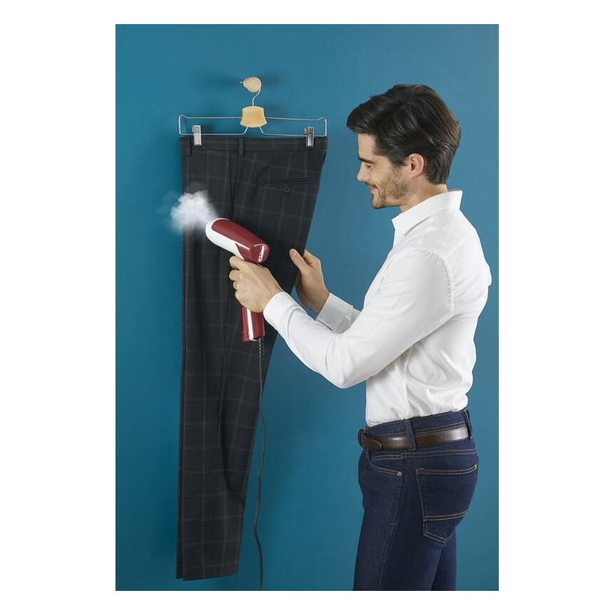 Tefal - Rokas tvaicētājs apģērbiem ACCESS STEAM FIRST 1300W/230V vīnsarkans