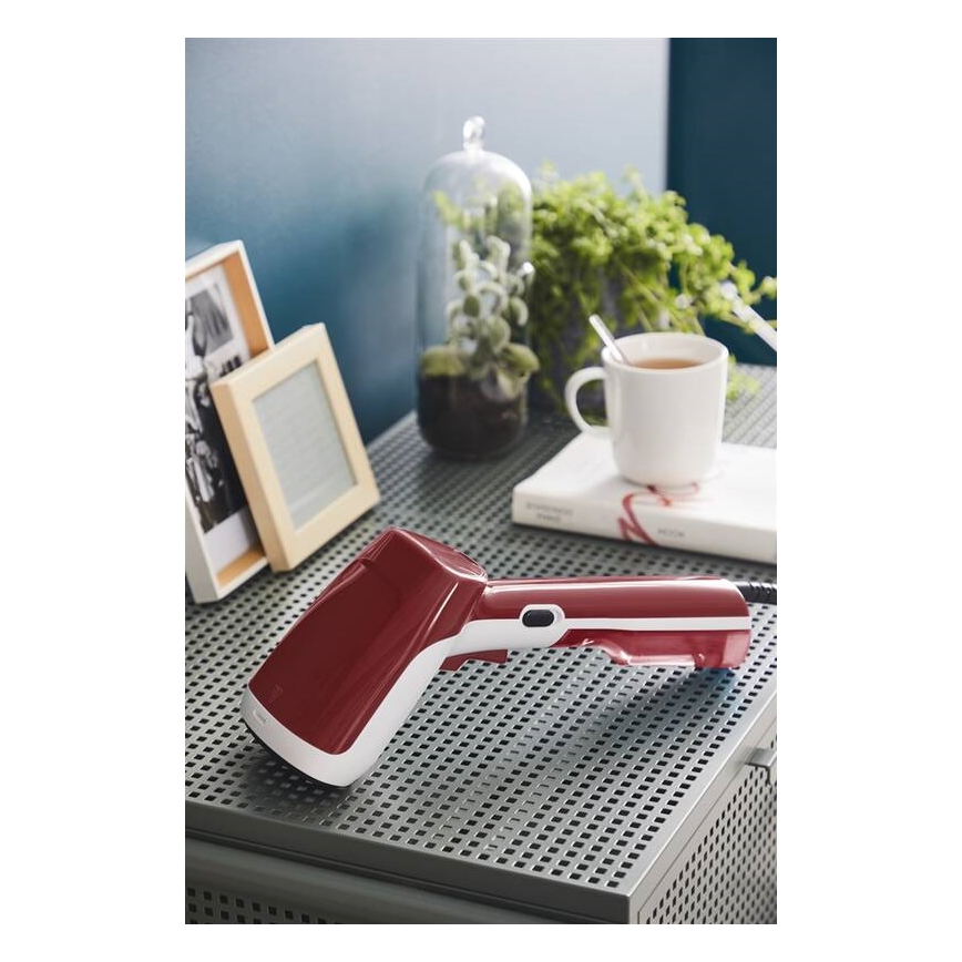 Tefal - Rokas tvaicētājs apģērbiem ACCESS STEAM FIRST 1300W/230V vīnsarkans