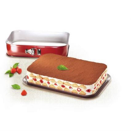 Tefal - Salokāma kūku forma DELIBAKE 36x24 cm sarkana