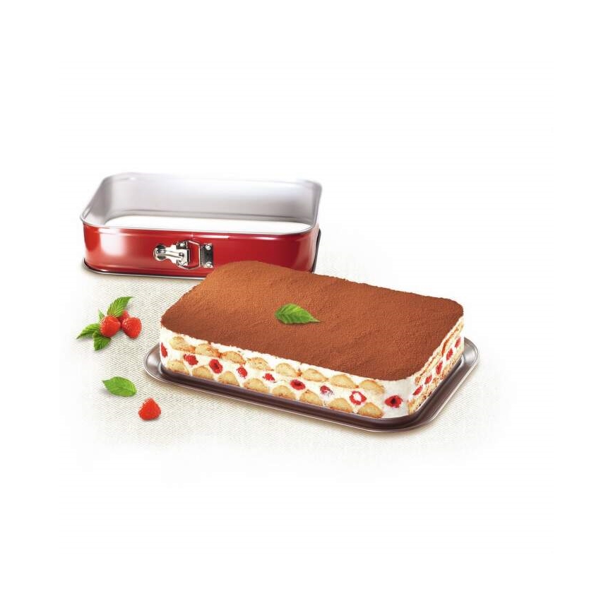 Tefal - Salokāma kūku forma DELIBAKE 36x24 cm sarkana