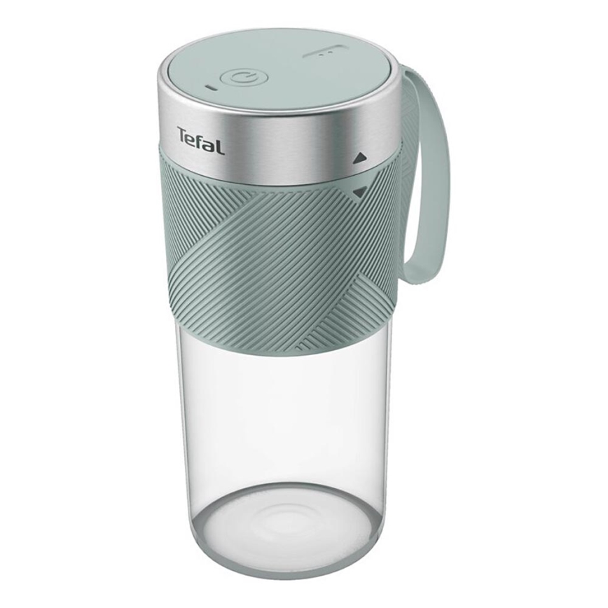 Tefal - Smūtiju blenderis BLENDFORCE 50W/5V 1200 mAh piparmētru krāsa